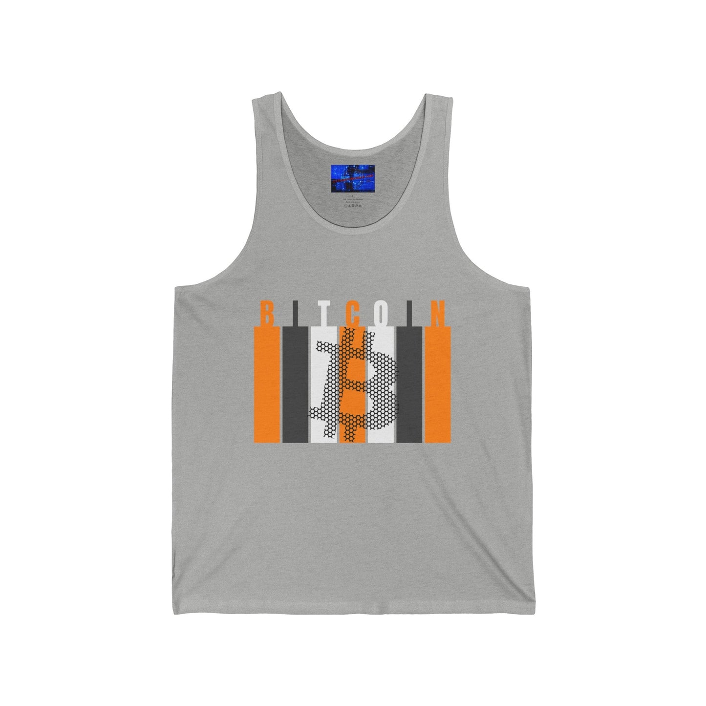 Bitcoin (BTC) Freedom Unisex Jersey Tank Top by cypherpunkgear – cypherpunkgear.com | Cypherpunk Merch