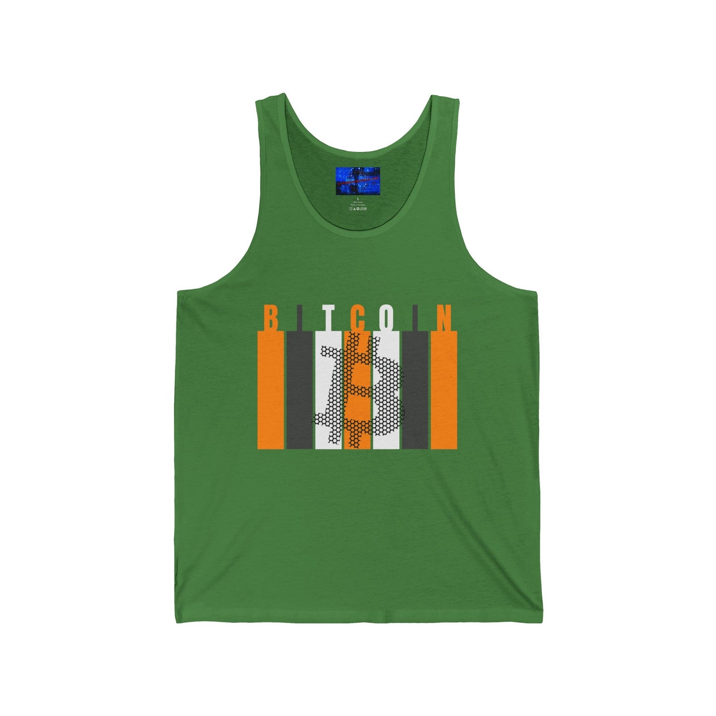 Bitcoin (BTC) Freedom Unisex Jersey Tank Top by cypherpunkgear – cypherpunkgear.com | Cypherpunk Merch