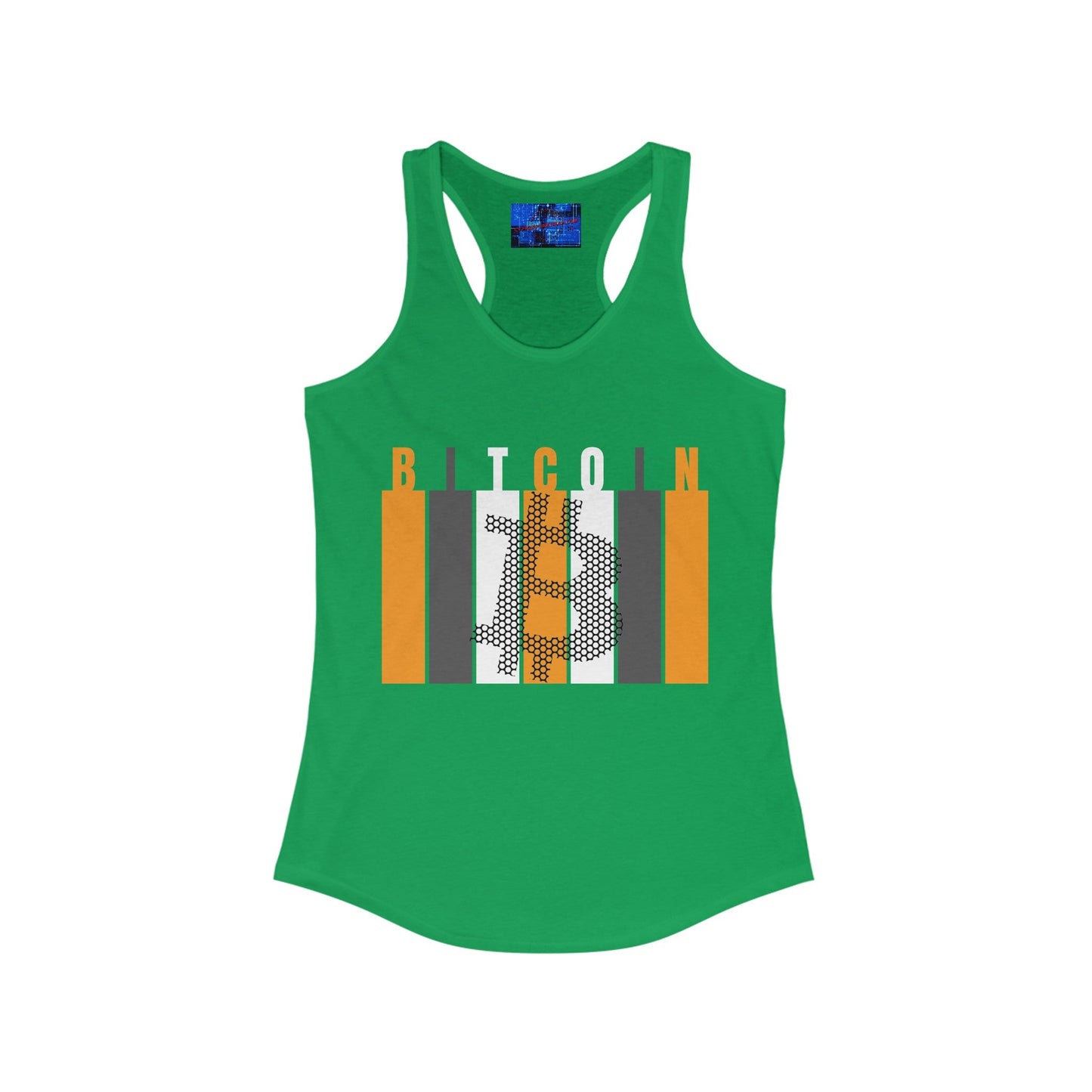 Bitcoin (BTC) Freedom Women's Racerback Tank Top by cypherpunkgear – cypherpunkgear.com | Cypherpunk Merch