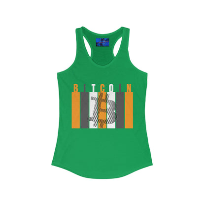 Bitcoin (BTC) Freedom Women's Racerback Tank Top by cypherpunkgear – cypherpunkgear.com | Cypherpunk Merch
