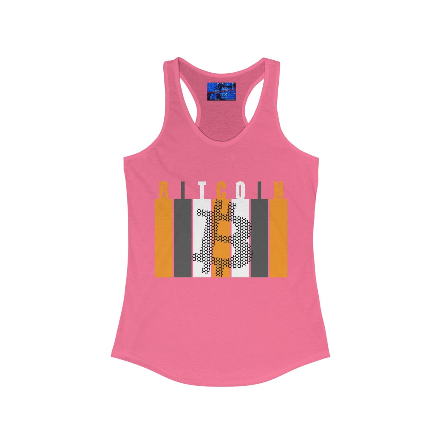 Bitcoin (BTC) Freedom Women's Racerback Tank Top by cypherpunkgear – cypherpunkgear.com | Cypherpunk Merch