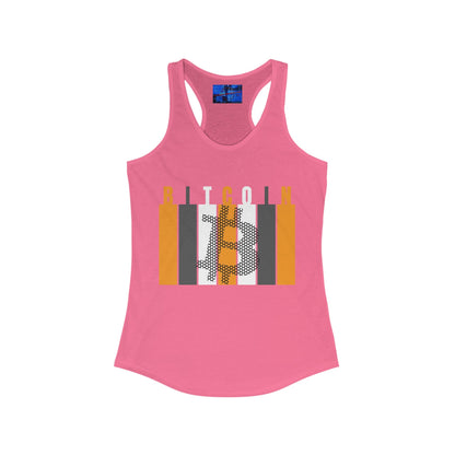 Bitcoin (BTC) Freedom Women's Racerback Tank Top by cypherpunkgear – cypherpunkgear.com | Cypherpunk Merch