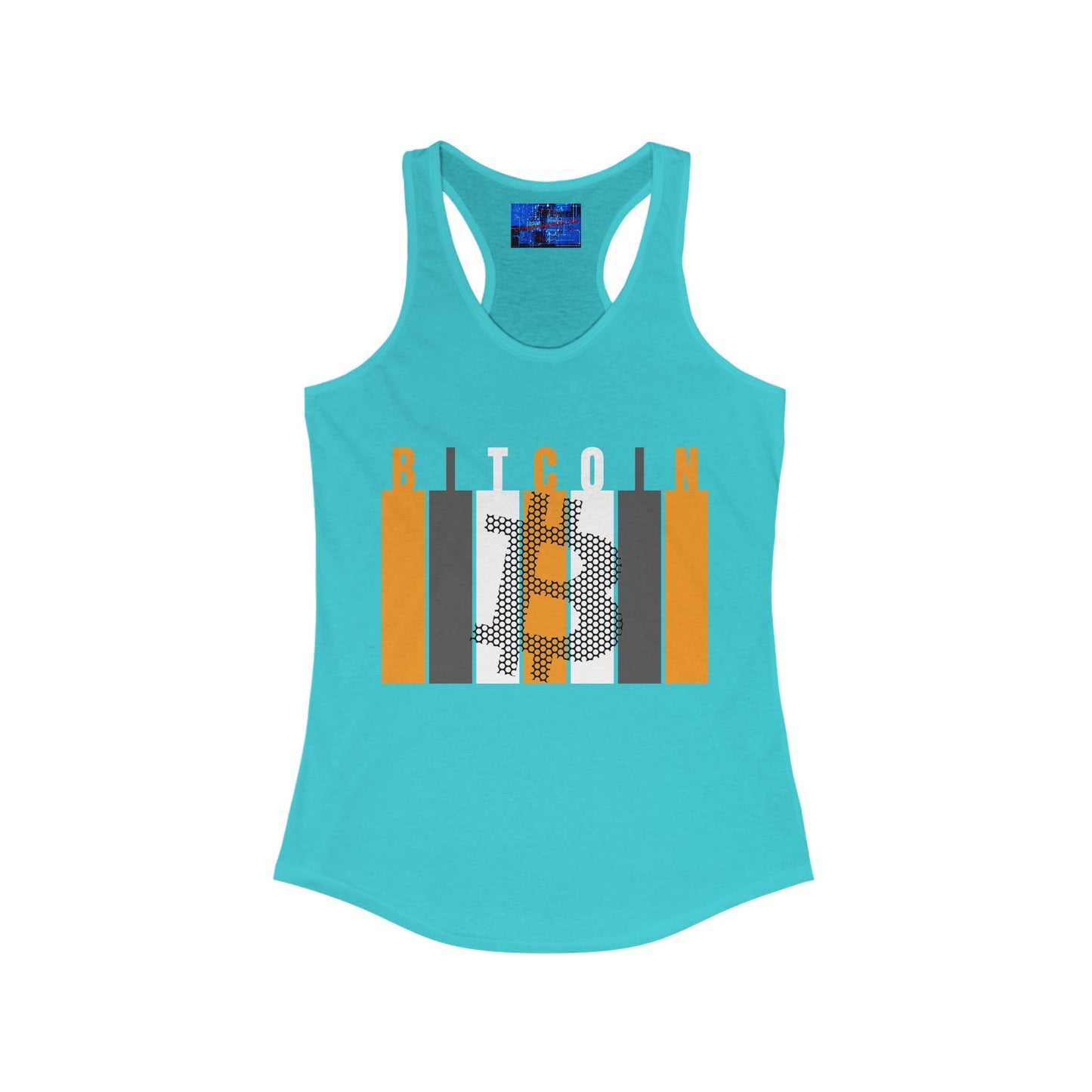 Bitcoin (BTC) Freedom Women's Racerback Tank Top by cypherpunkgear – cypherpunkgear.com | Cypherpunk Merch