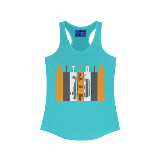 Bitcoin (BTC) Freedom Women's Racerback Tank Top by cypherpunkgear – cypherpunkgear.com | Cypherpunk Merch