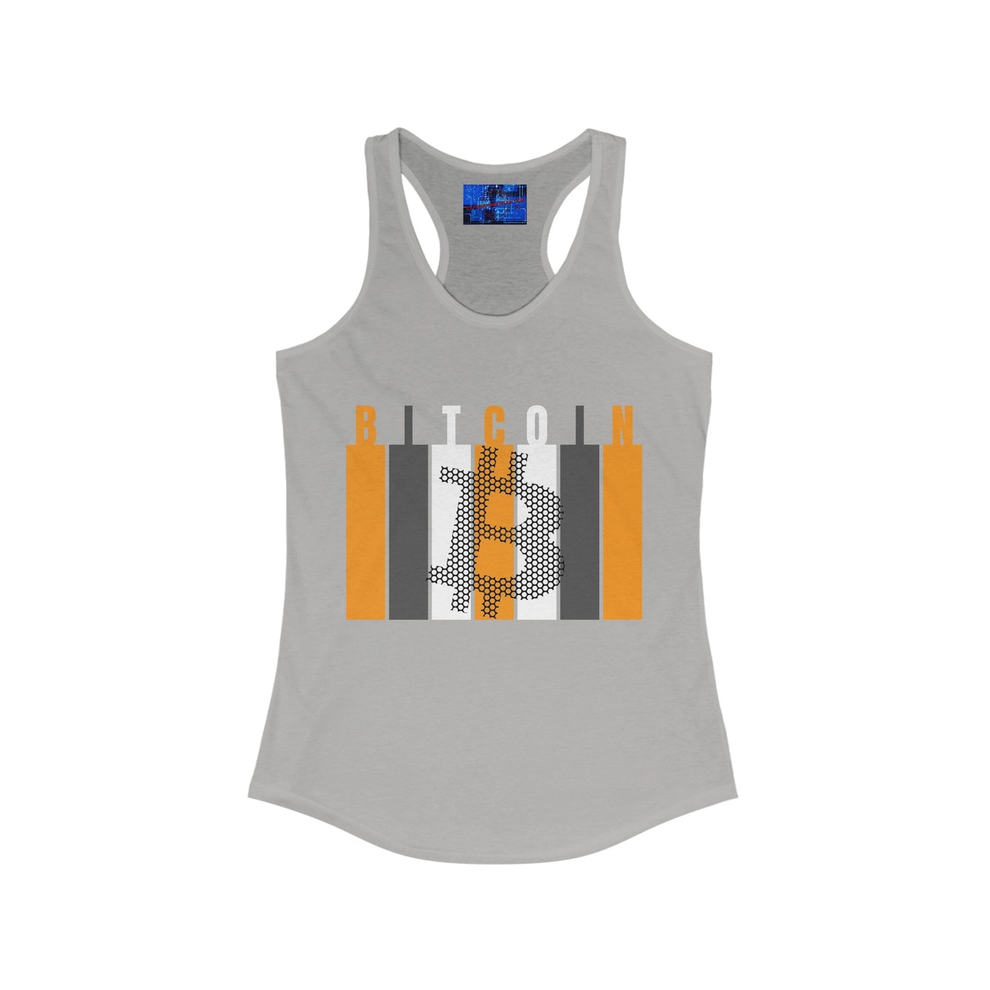 Bitcoin (BTC) Freedom Women's Racerback Tank Top by cypherpunkgear – cypherpunkgear.com | Cypherpunk Merch