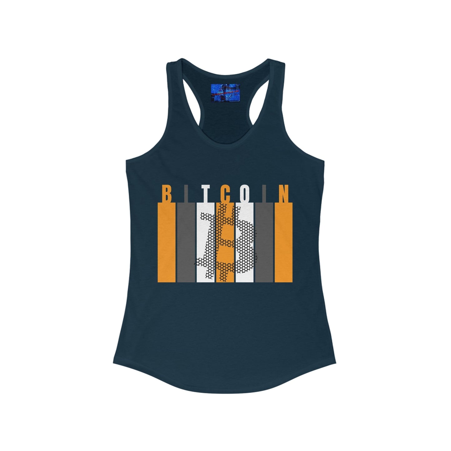 Bitcoin (BTC) Freedom Women's Racerback Tank Top by cypherpunkgear – cypherpunkgear.com | Cypherpunk Merch