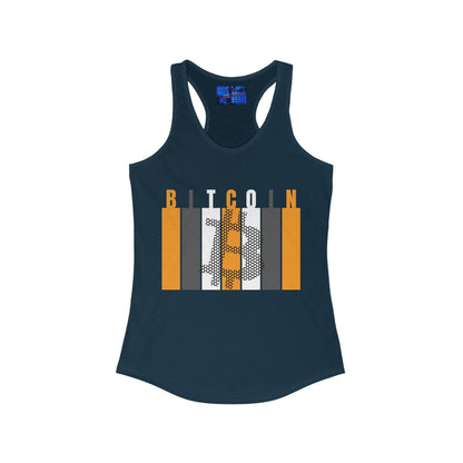 Bitcoin (BTC) Freedom Women's Racerback Tank Top by cypherpunkgear – cypherpunkgear.com | Cypherpunk Merch