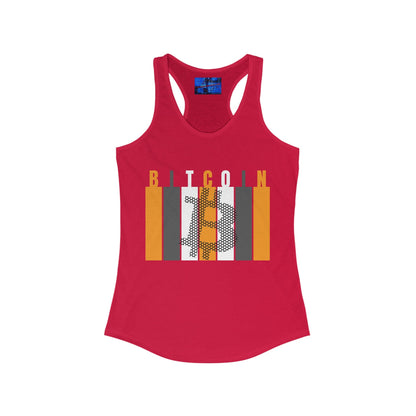 Bitcoin (BTC) Freedom Women's Racerback Tank Top by cypherpunkgear – cypherpunkgear.com | Cypherpunk Merch