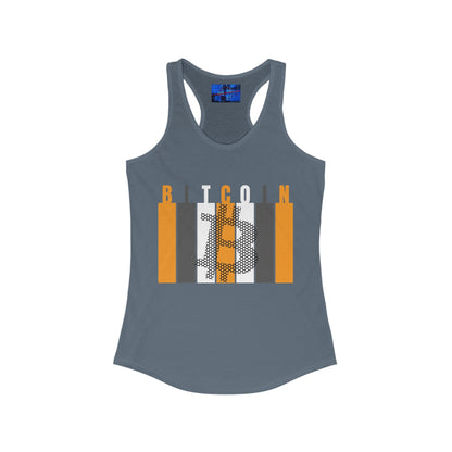 Bitcoin (BTC) Freedom Women's Racerback Tank Top by cypherpunkgear – cypherpunkgear.com | Cypherpunk Merch