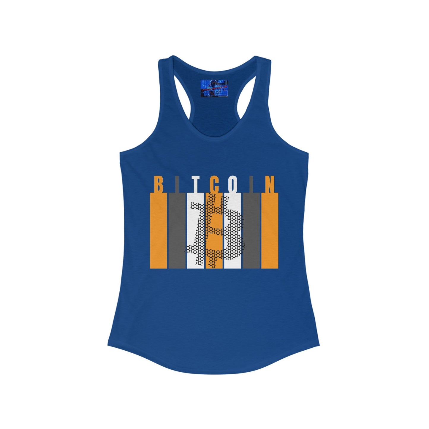 Bitcoin (BTC) Freedom Women's Racerback Tank Top by cypherpunkgear – cypherpunkgear.com | Cypherpunk Merch