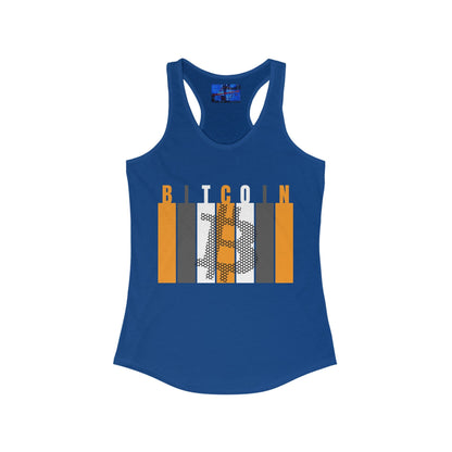Bitcoin (BTC) Freedom Women's Racerback Tank Top by cypherpunkgear – cypherpunkgear.com | Cypherpunk Merch