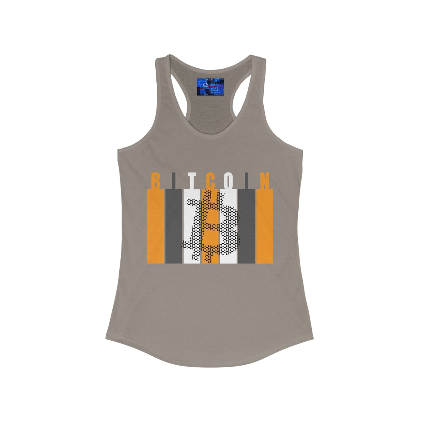 Bitcoin (BTC) Freedom Women's Racerback Tank Top by cypherpunkgear – cypherpunkgear.com | Cypherpunk Merch