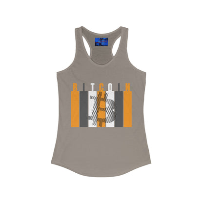 Bitcoin (BTC) Freedom Women's Racerback Tank Top by cypherpunkgear – cypherpunkgear.com | Cypherpunk Merch