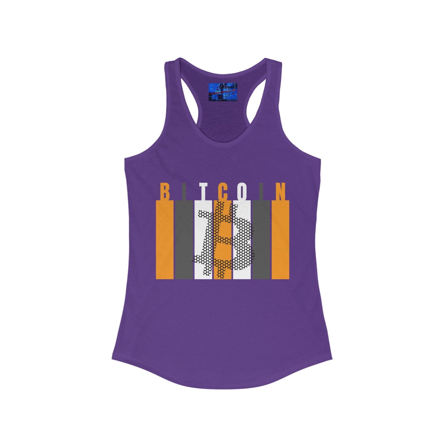 Bitcoin (BTC) Freedom Women's Racerback Tank Top by cypherpunkgear – cypherpunkgear.com | Cypherpunk Merch