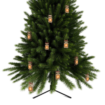Bitcoin (BTC) Sled Ornament by cypherpunkgear – cypherpunkgear.com | Cypherpunk Merch