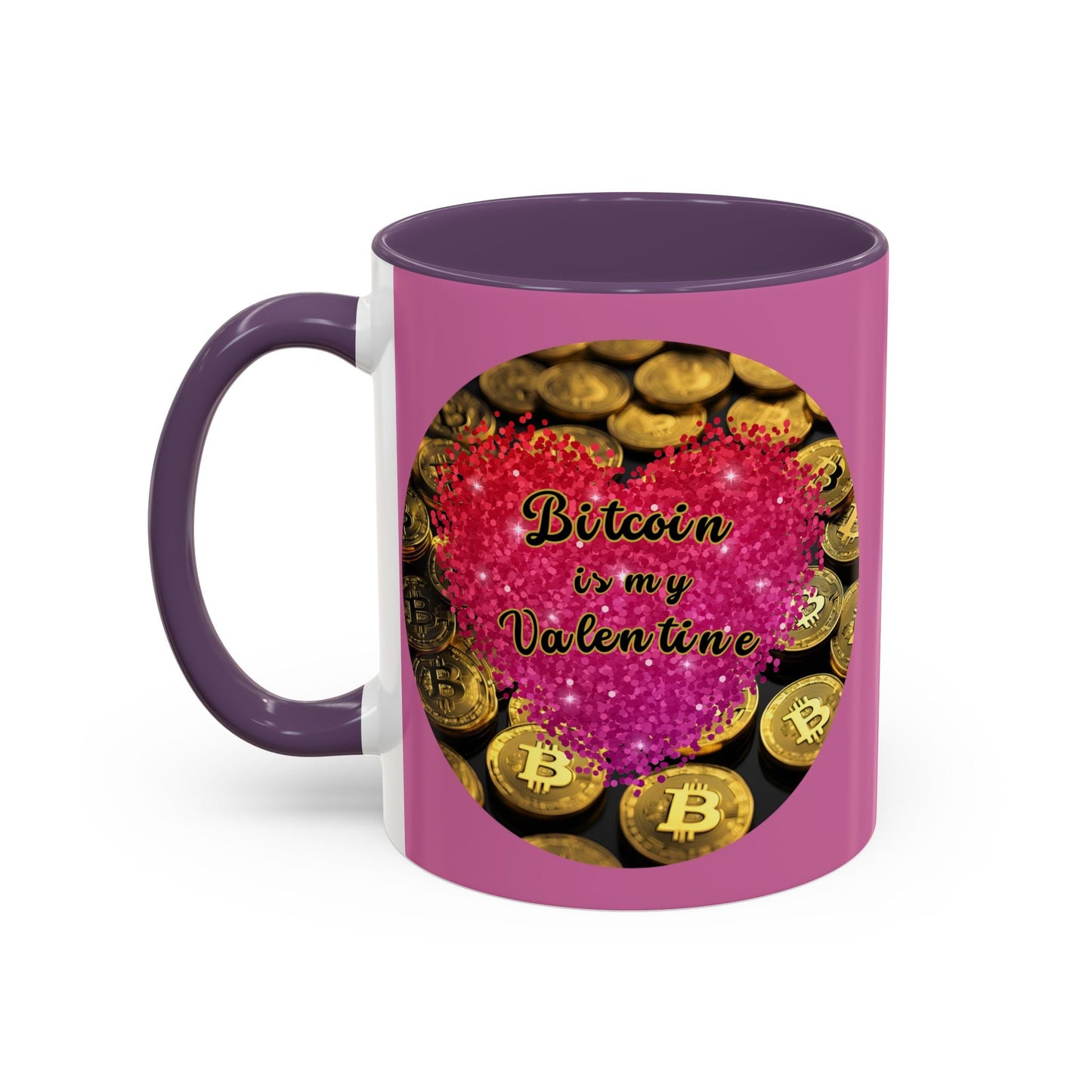 Bitcoin is My Valentine Accent Mug by cypherpunkgear – cypherpunkgear.com | Cypherpunk Merch