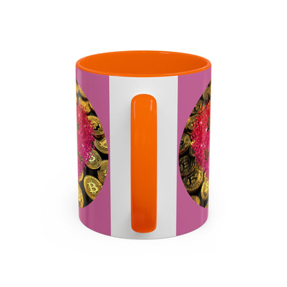 Bitcoin is My Valentine Accent Mug by cypherpunkgear – cypherpunkgear.com | Cypherpunk Merch