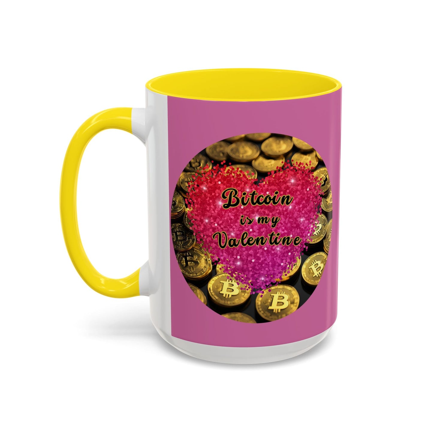 Bitcoin is My Valentine Accent Mug by cypherpunkgear – cypherpunkgear.com | Cypherpunk Merch