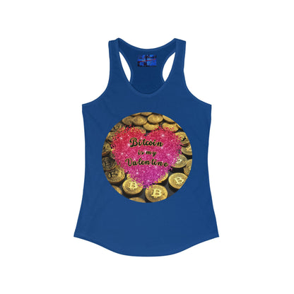 Bitcoin is My Valentine Women's Racerback Tank Top by cypherpunkgear – cypherpunkgear.com | Cypherpunk Merch