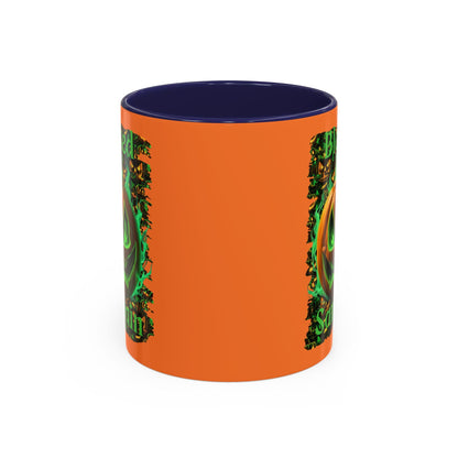 Blessed Samhain Green Jack Accent Mug by cypherpunkgear – cypherpunkgear.com | Cypherpunk Merch