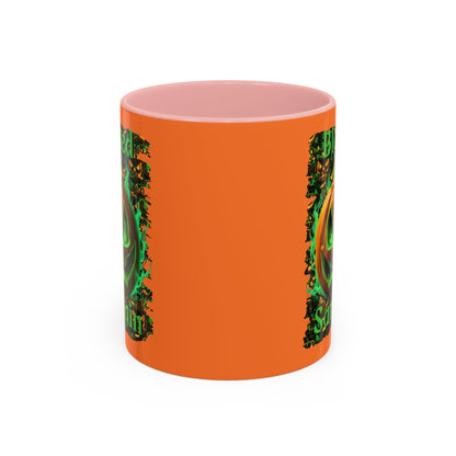 Blessed Samhain Green Jack Accent Mug by cypherpunkgear – cypherpunkgear.com | Cypherpunk Merch