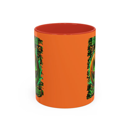 Blessed Samhain Green Jack Accent Mug by cypherpunkgear – cypherpunkgear.com | Cypherpunk Merch