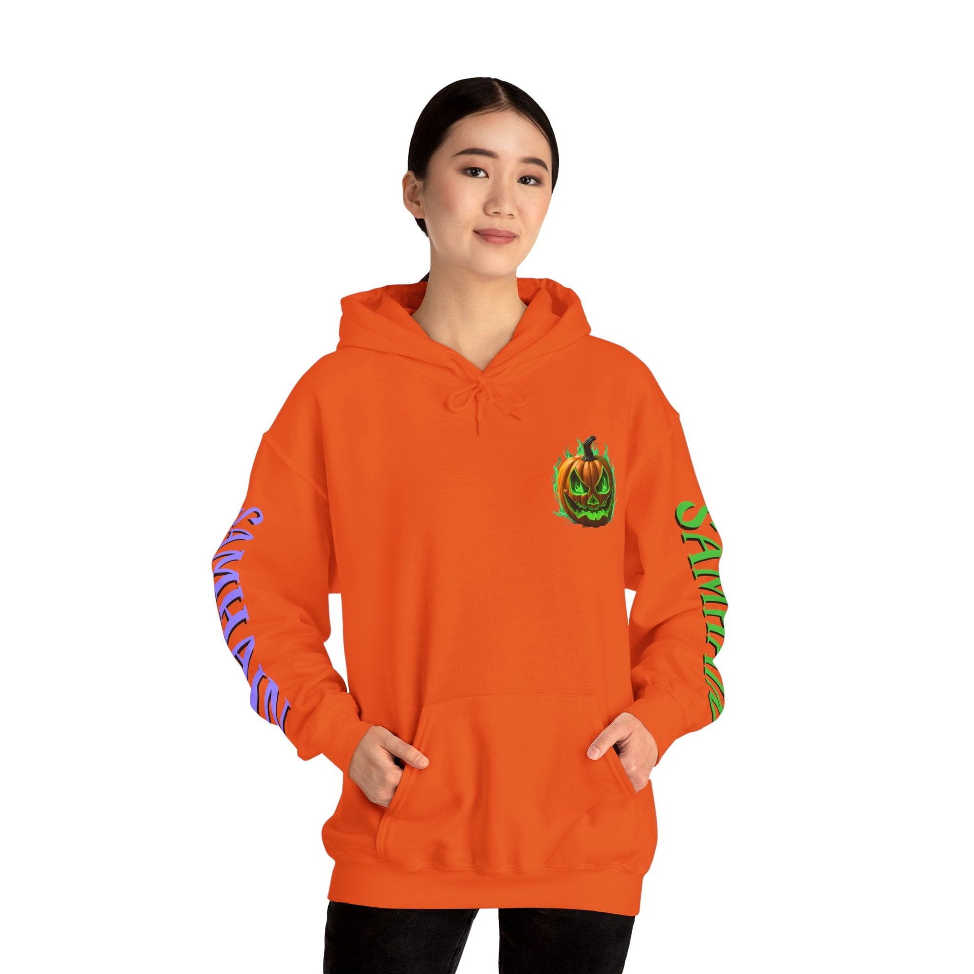 Blessed Samhain Green Jack Hoodie Unisex Hooded Sweatshirt by cypherpunkgear – cypherpunkgear.com | Cypherpunk Merch
