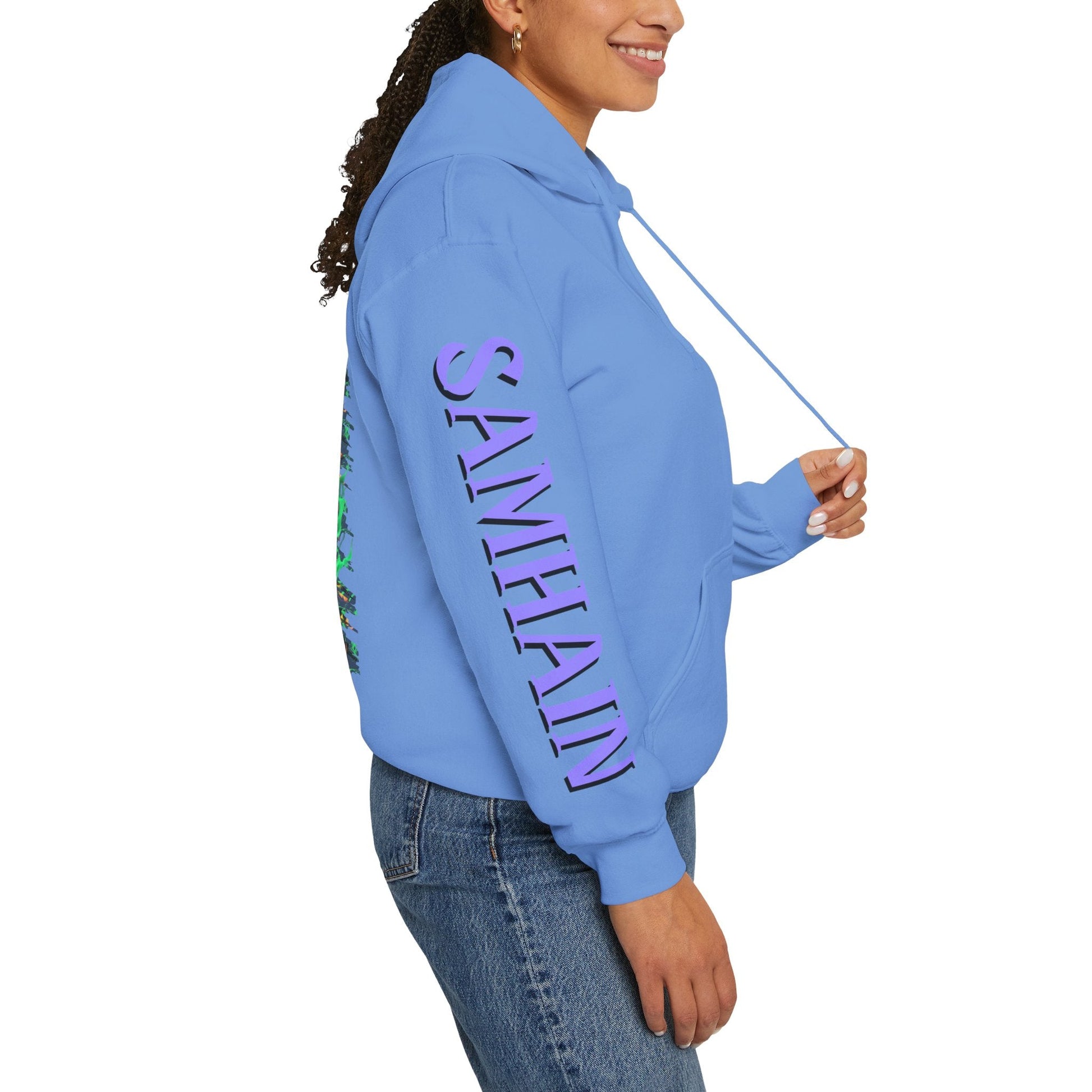Blessed Samhain Green Jack Hoodie Unisex Hooded Sweatshirt by cypherpunkgear – cypherpunkgear.com | Cypherpunk Merch