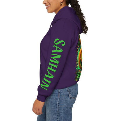 Blessed Samhain Green Jack Hoodie Unisex Hooded Sweatshirt by cypherpunkgear – cypherpunkgear.com | Cypherpunk Merch