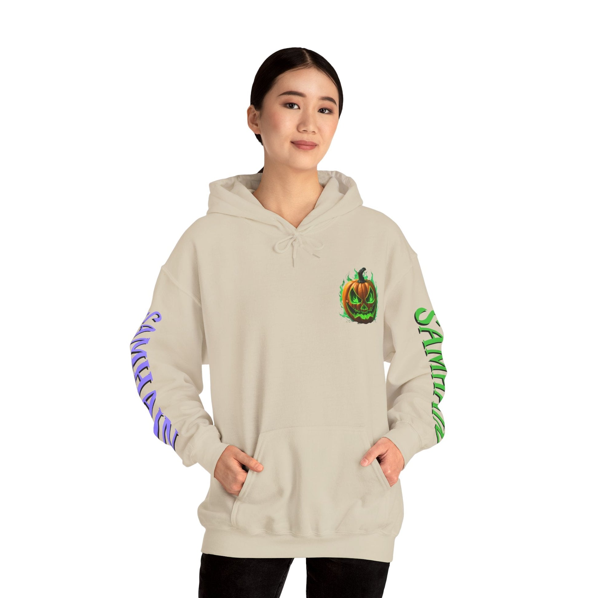 Blessed Samhain Green Jack Hoodie Unisex Hooded Sweatshirt by cypherpunkgear – cypherpunkgear.com | Cypherpunk Merch