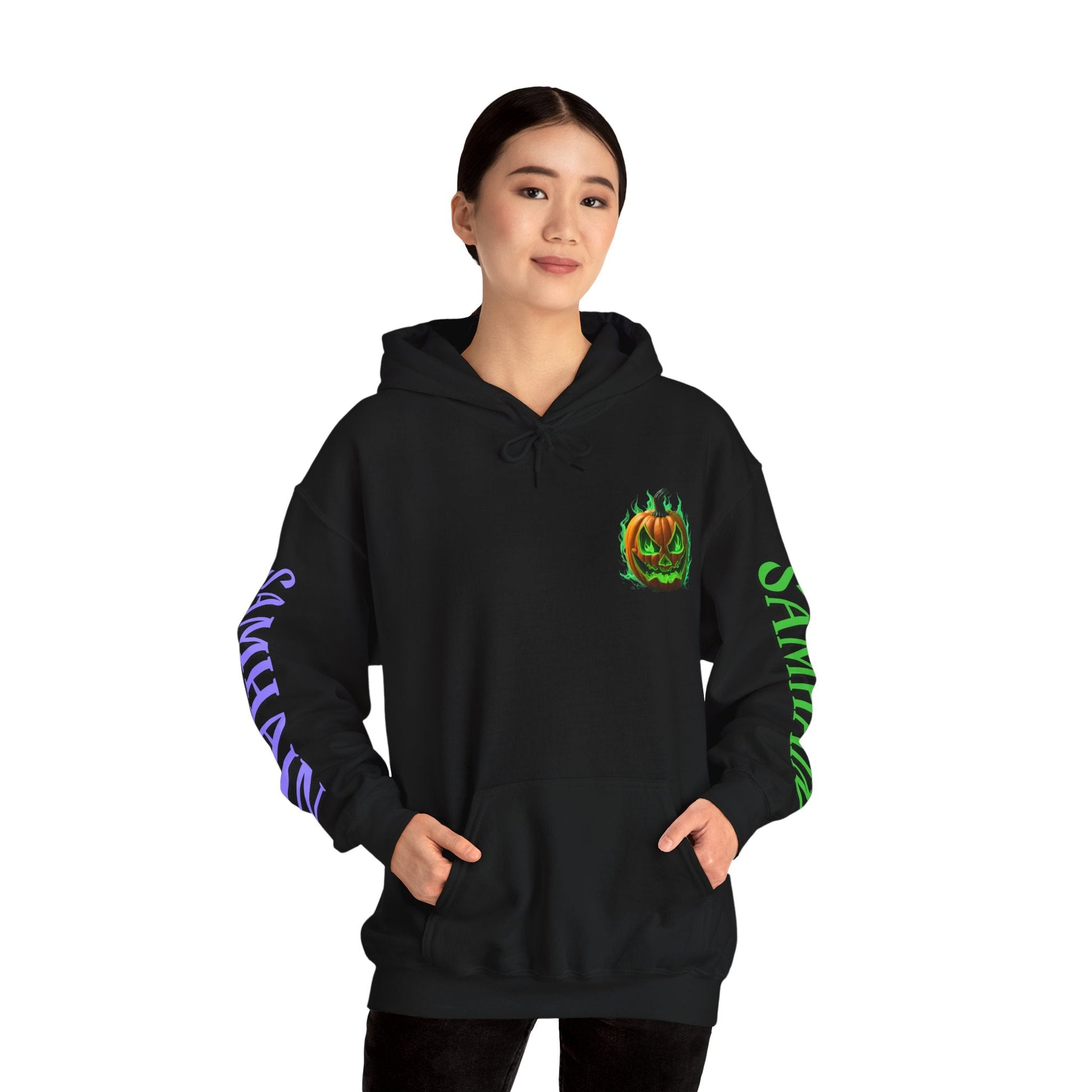 Blessed Samhain Green Jack Hoodie Unisex Hooded Sweatshirt by cypherpunkgear – cypherpunkgear.com | Cypherpunk Merch
