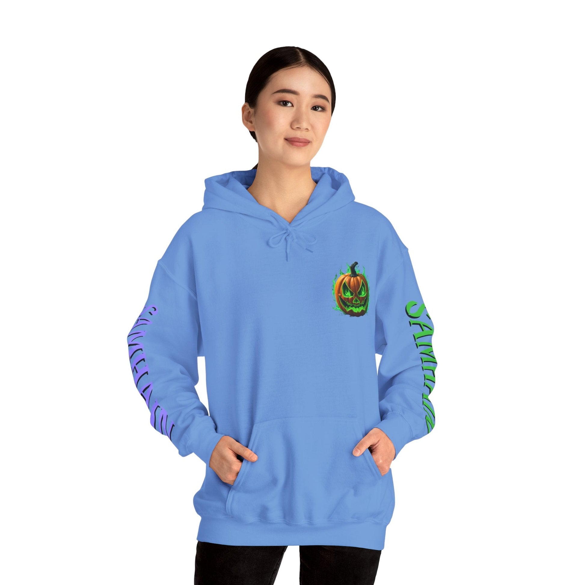 Blessed Samhain Green Jack Hoodie Unisex Hooded Sweatshirt by cypherpunkgear – cypherpunkgear.com | Cypherpunk Merch