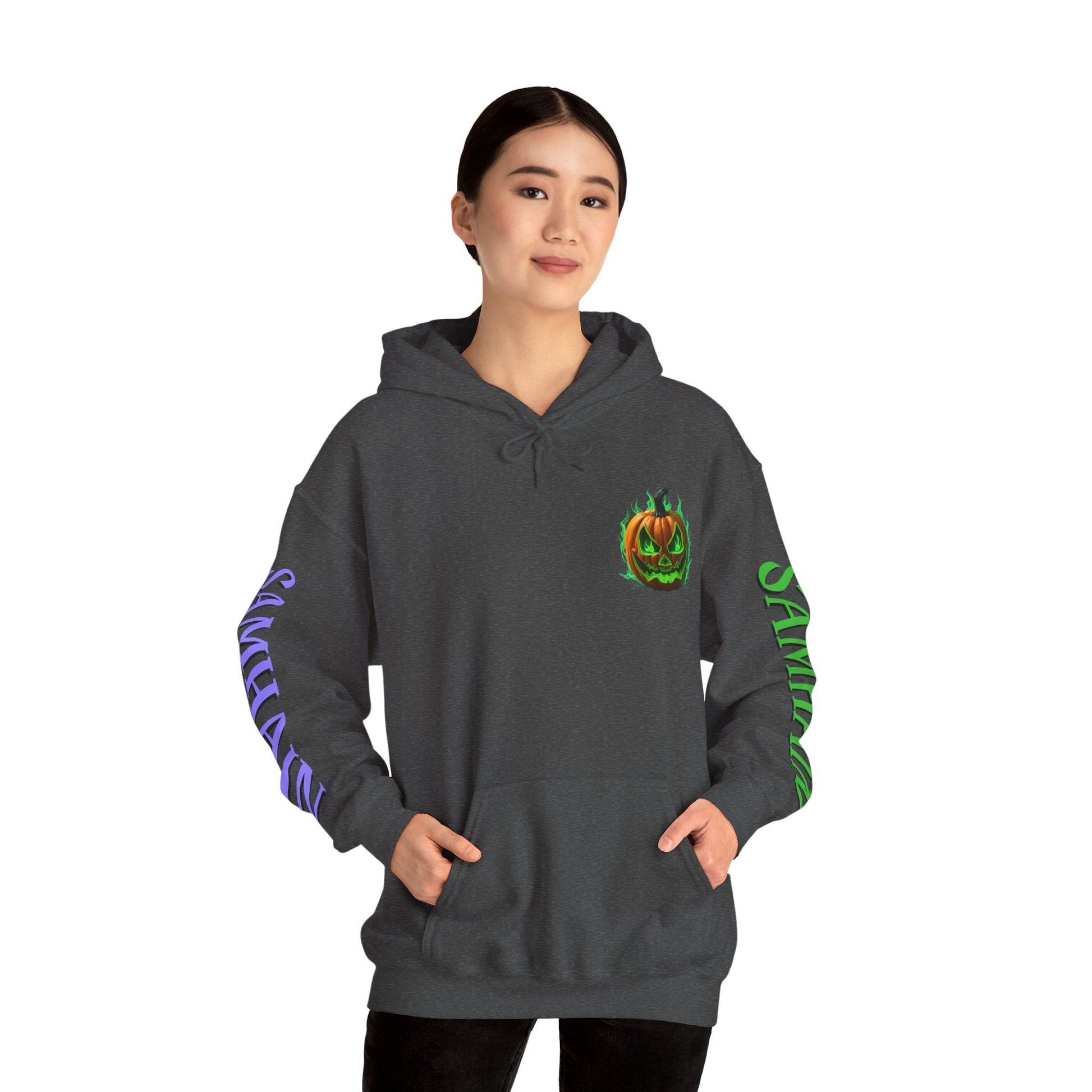 Blessed Samhain Green Jack Hoodie Unisex Hooded Sweatshirt by cypherpunkgear – cypherpunkgear.com | Cypherpunk Merch