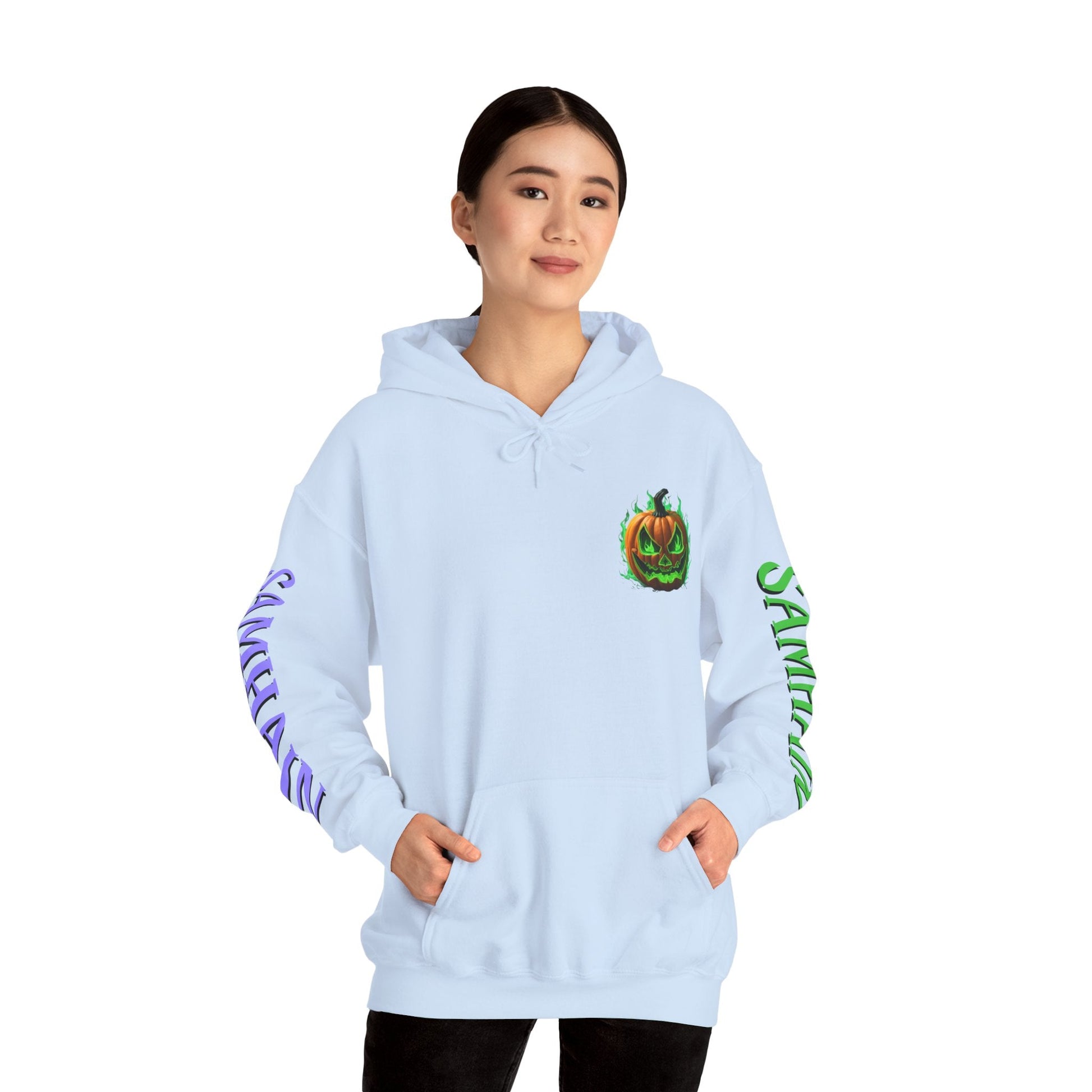 Blessed Samhain Green Jack Hoodie Unisex Hooded Sweatshirt by cypherpunkgear – cypherpunkgear.com | Cypherpunk Merch
