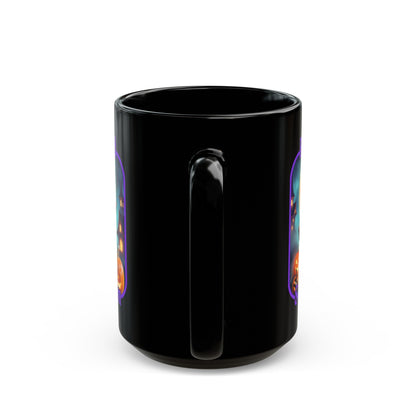 Blessed Samhain Little Witch PRfont Black Mug by cypherpunkgear – cypherpunkgear.com | Cypherpunk Merch