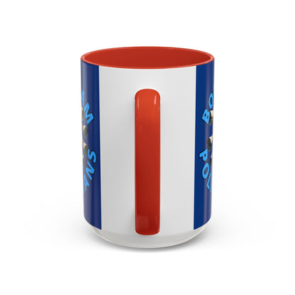 Bodycam the Politicians Cameras Blue Accent Mug by cypherpunkgear.com – cypherpunkgear.com | Cypherpunk Merch