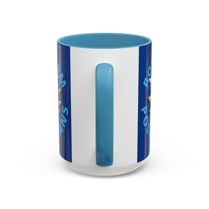 Bodycam the Politicians Cameras Blue Accent Mug by cypherpunkgear.com – cypherpunkgear.com | Cypherpunk Merch