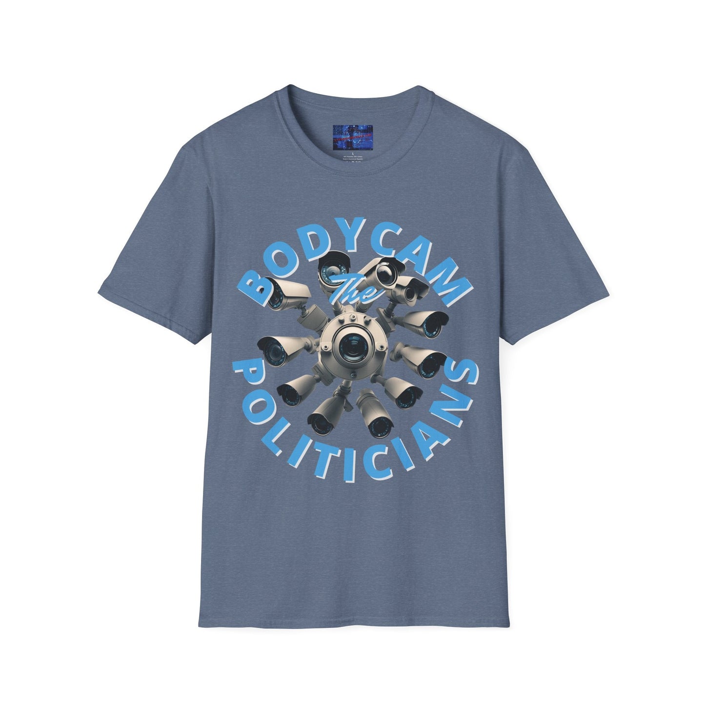 Bodycam the Politicians Cameras DKcolors Unisex T-Shirt by cypherpunkgear.com – cypherpunkgear.com | Cypherpunk Merch