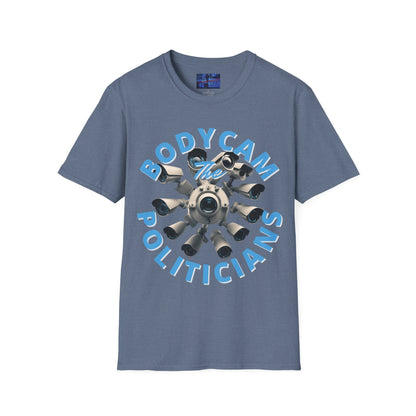Bodycam the Politicians Cameras DKcolors Unisex T-Shirt by cypherpunkgear.com – cypherpunkgear.com | Cypherpunk Merch