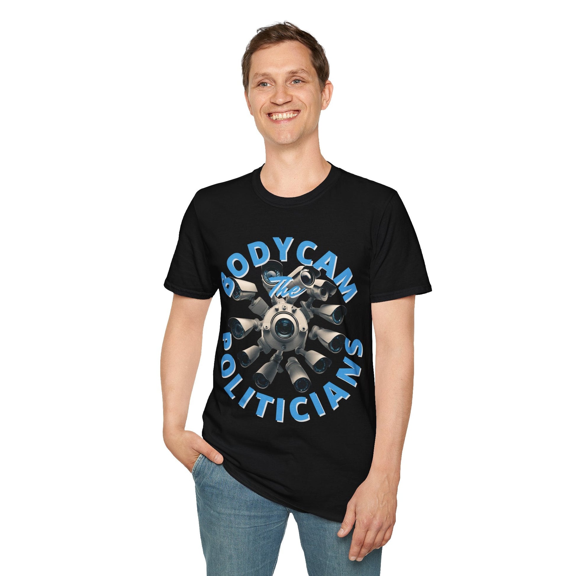 Bodycam the Politicians Cameras DKcolors Unisex T-Shirt by cypherpunkgear.com – cypherpunkgear.com | Cypherpunk Merch