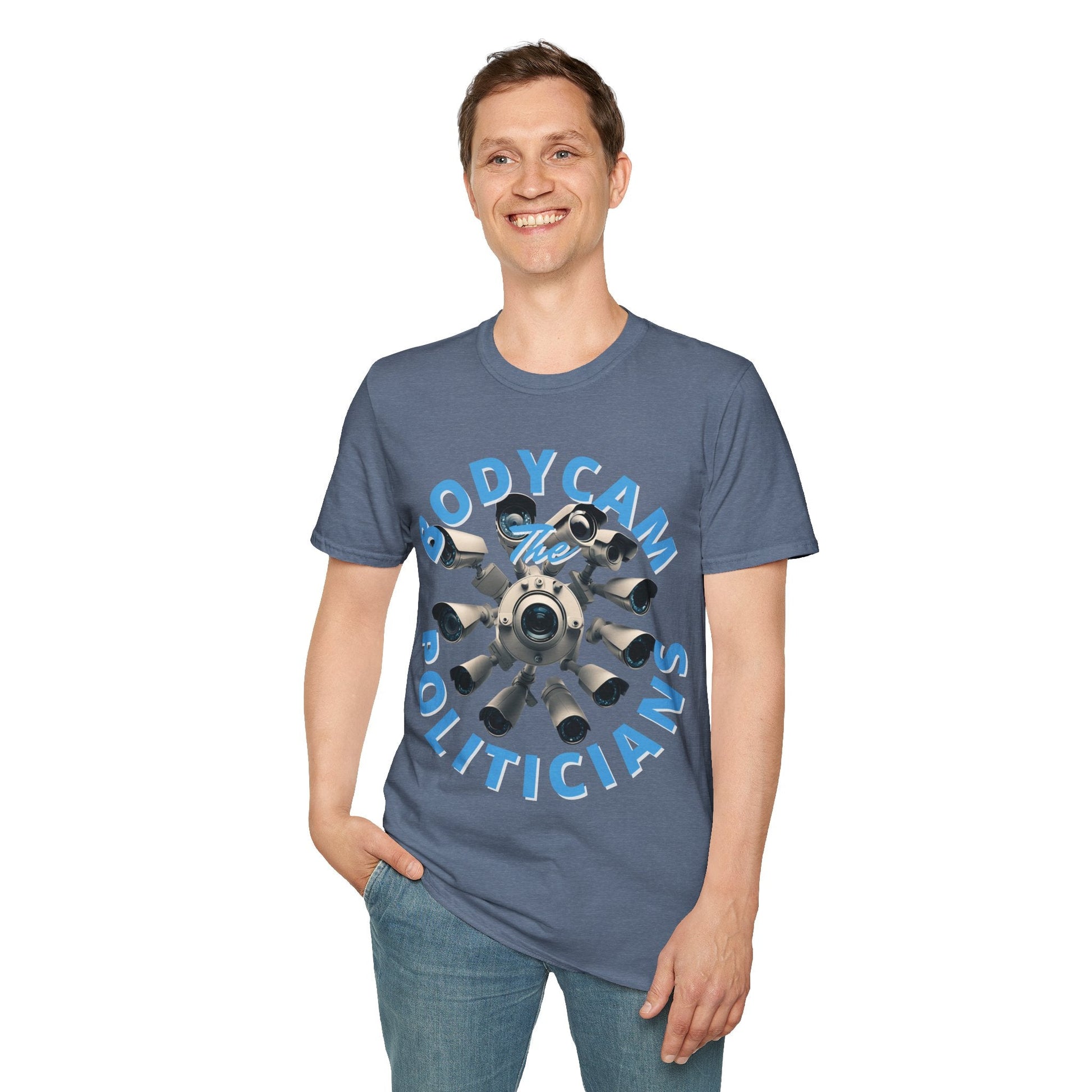 Bodycam the Politicians Cameras DKcolors Unisex T-Shirt by cypherpunkgear.com – cypherpunkgear.com | Cypherpunk Merch