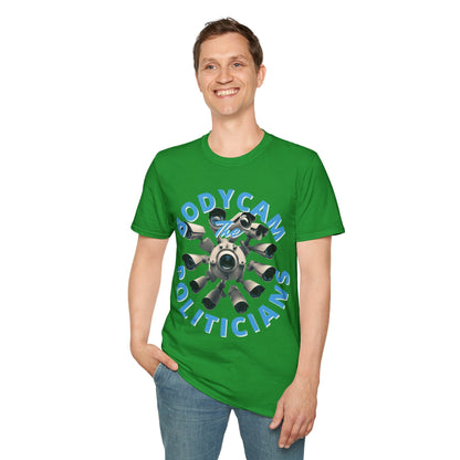 Bodycam the Politicians Cameras DKcolors Unisex T-Shirt by cypherpunkgear.com – cypherpunkgear.com | Cypherpunk Merch