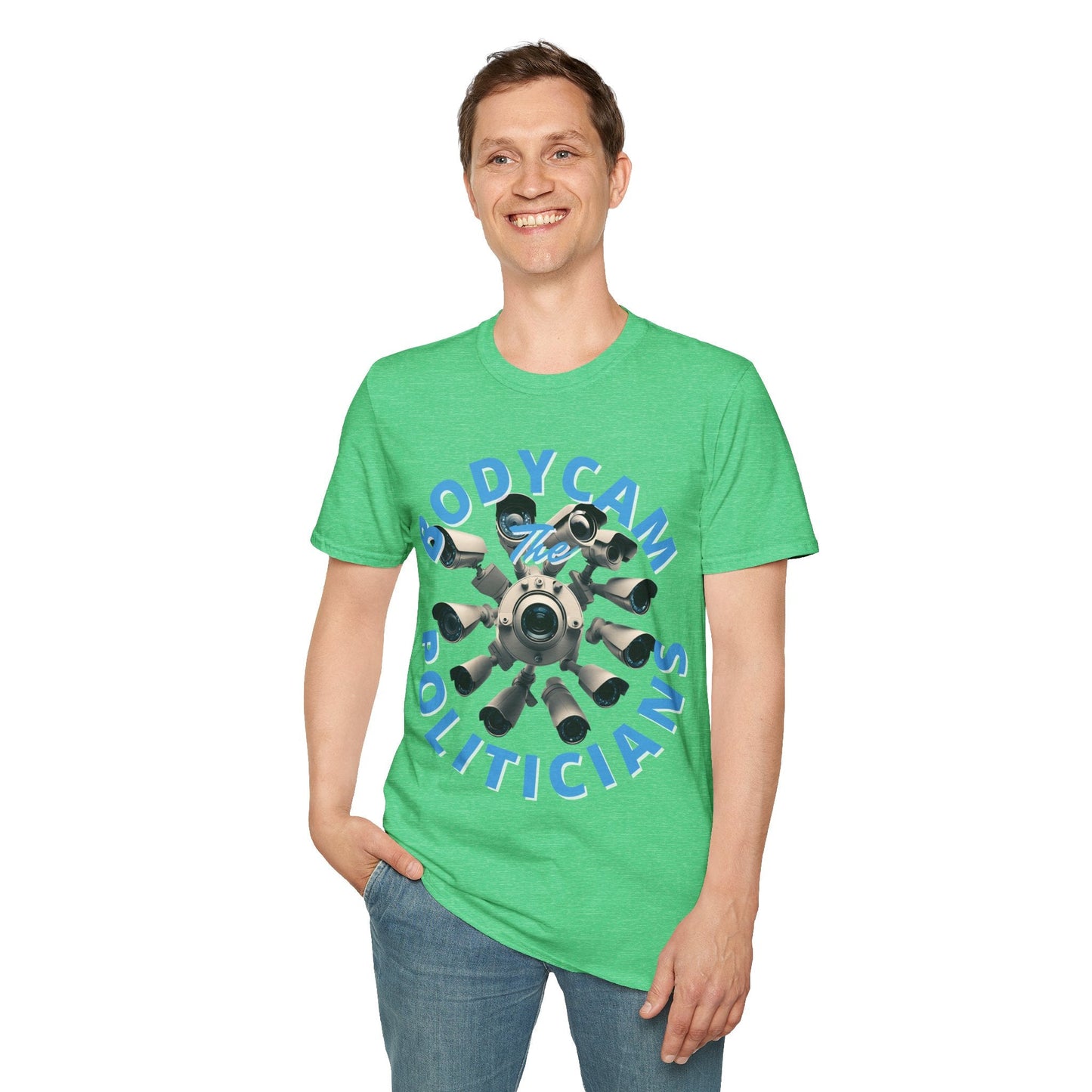Bodycam the Politicians Cameras DKcolors Unisex T-Shirt by cypherpunkgear.com – cypherpunkgear.com | Cypherpunk Merch
