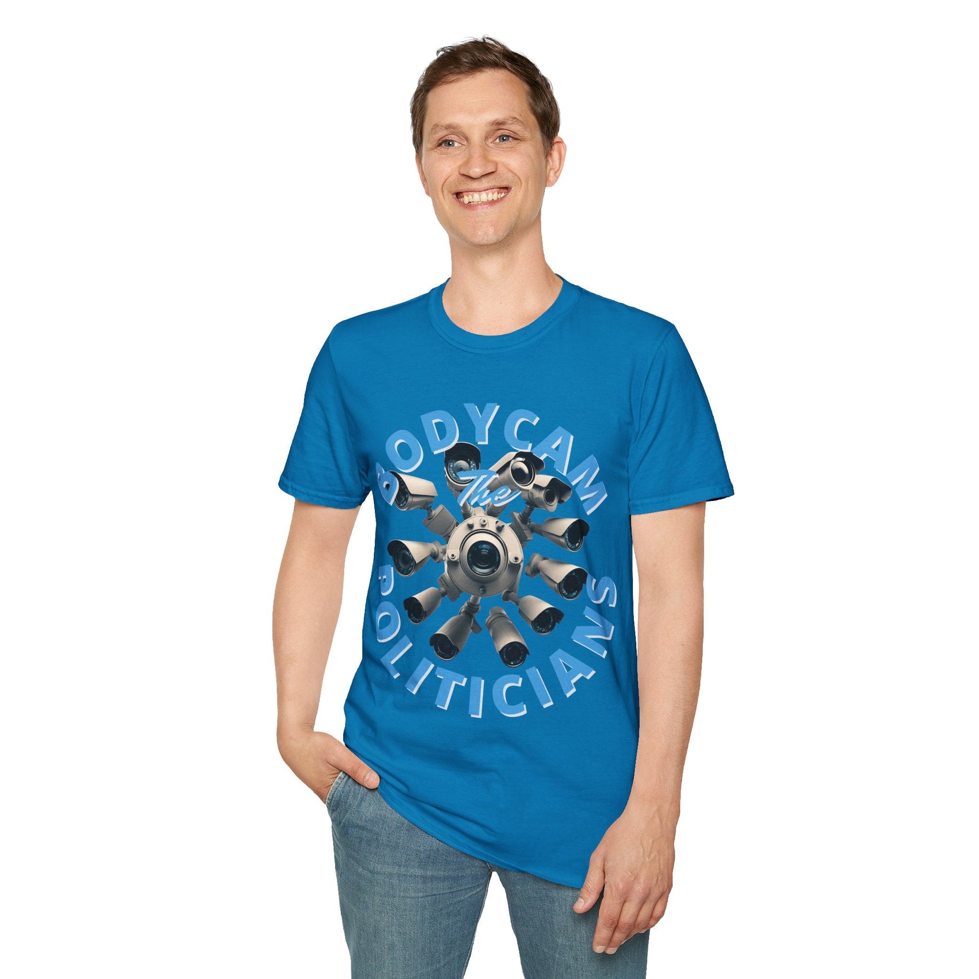 Bodycam the Politicians Cameras DKcolors Unisex T-Shirt by cypherpunkgear.com – cypherpunkgear.com | Cypherpunk Merch