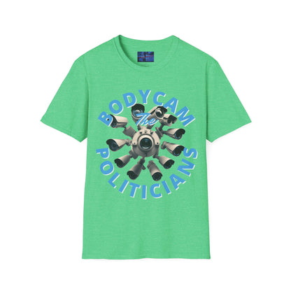 Bodycam the Politicians Cameras DKcolors Unisex T-Shirt by cypherpunkgear.com – cypherpunkgear.com | Cypherpunk Merch