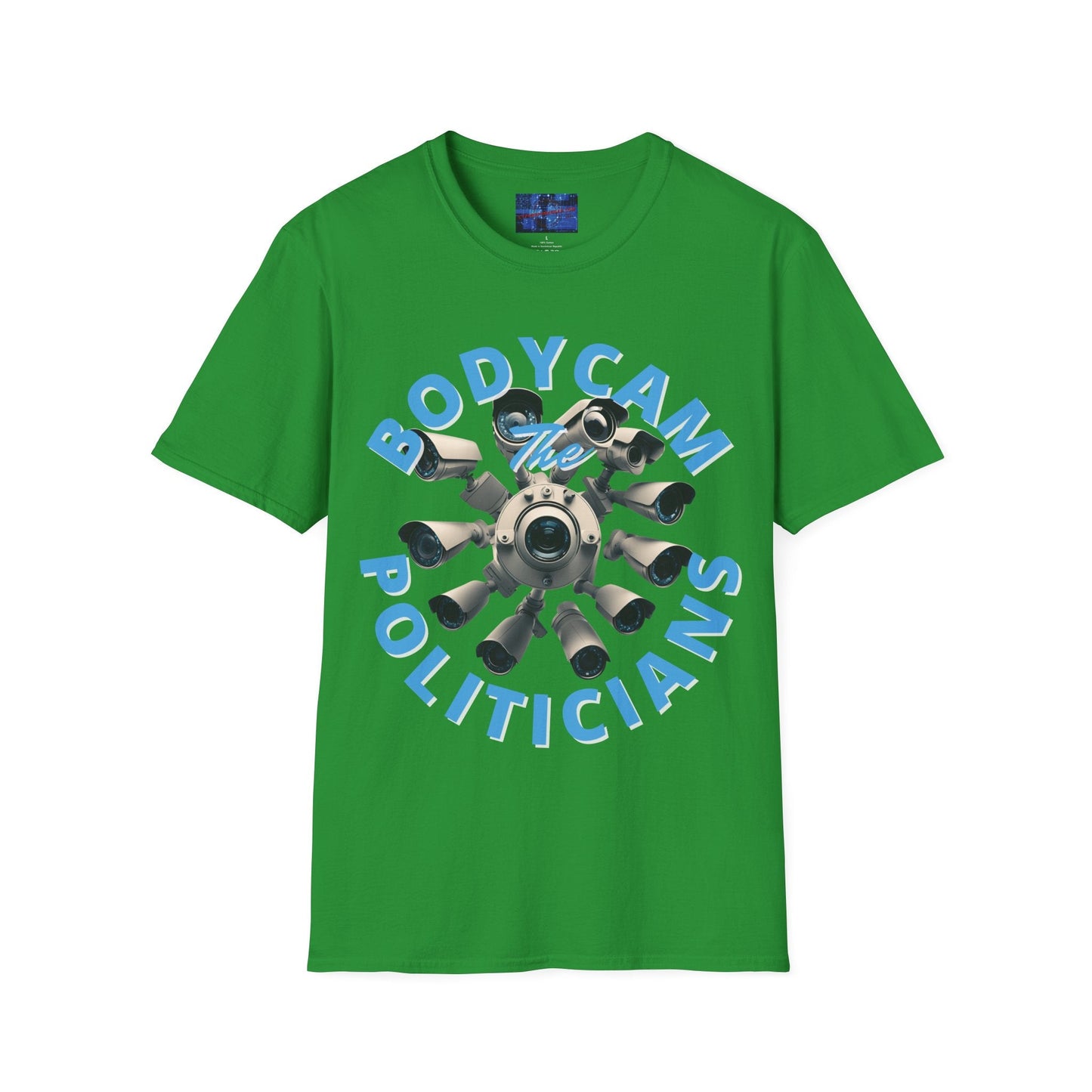Bodycam the Politicians Cameras DKcolors Unisex T-Shirt by cypherpunkgear.com – cypherpunkgear.com | Cypherpunk Merch