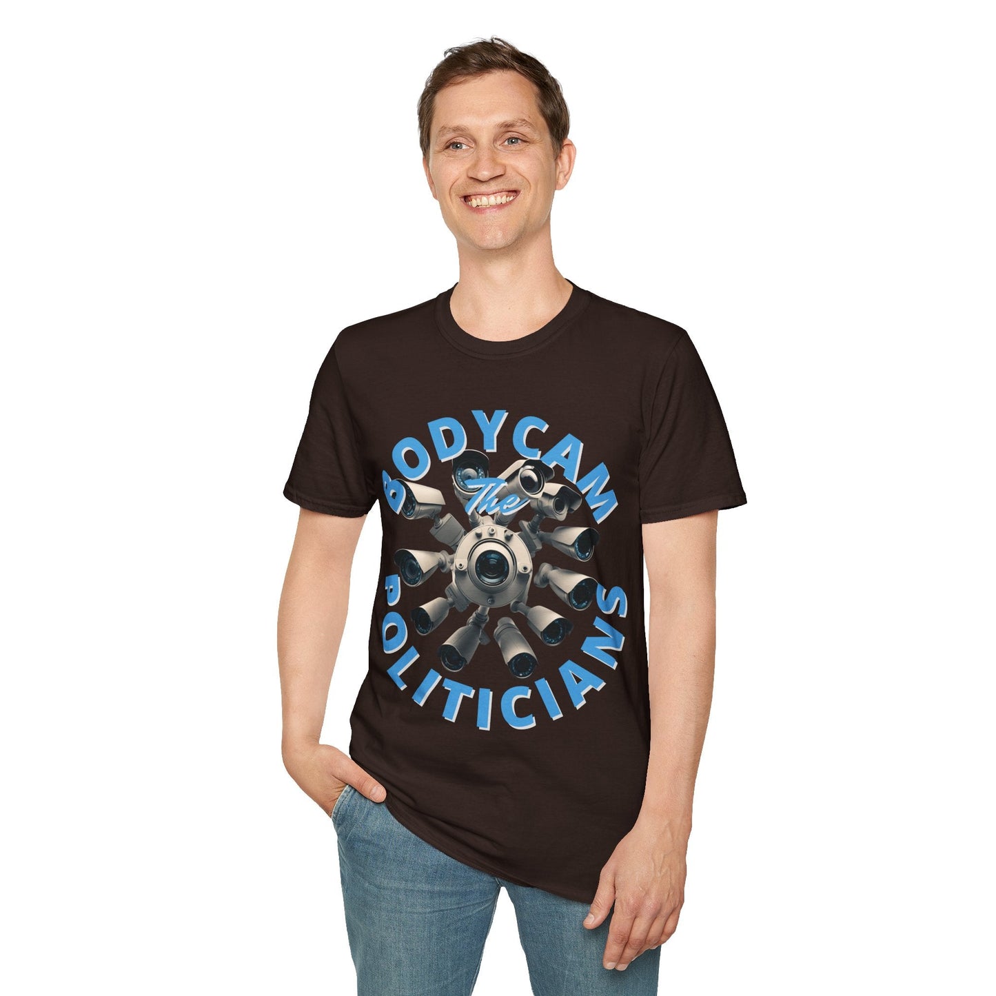 Bodycam the Politicians Cameras DKcolors Unisex T-Shirt by cypherpunkgear.com – cypherpunkgear.com | Cypherpunk Merch