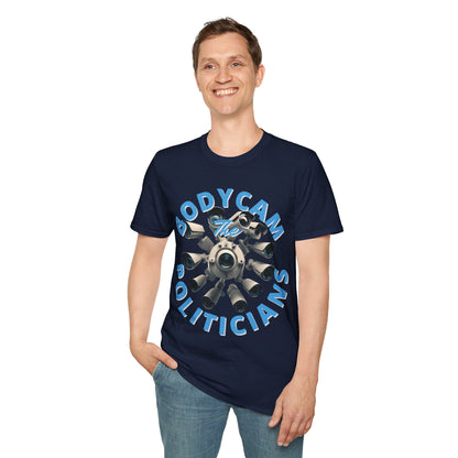 Bodycam the Politicians Cameras DKcolors Unisex T-Shirt by cypherpunkgear.com – cypherpunkgear.com | Cypherpunk Merch