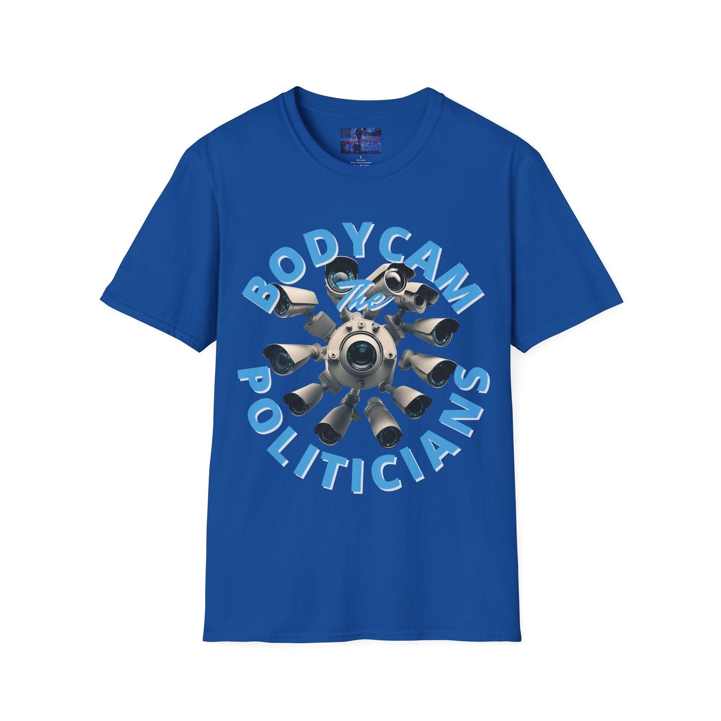 Bodycam the Politicians Cameras DKcolors Unisex T-Shirt by cypherpunkgear.com – cypherpunkgear.com | Cypherpunk Merch