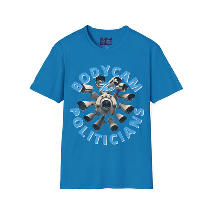 Bodycam the Politicians Cameras DKcolors Unisex T-Shirt by cypherpunkgear.com – cypherpunkgear.com | Cypherpunk Merch